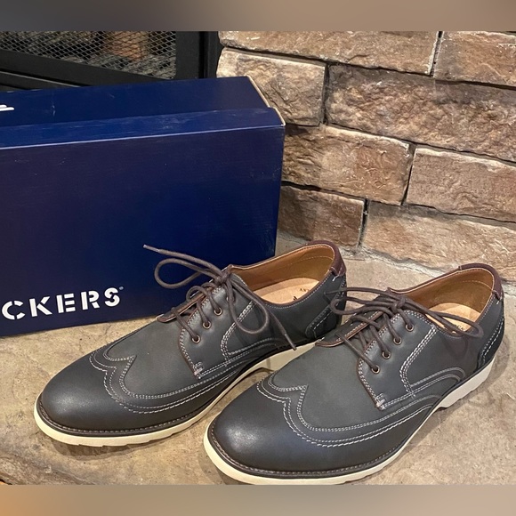 Dockers Men’s Maxwell Business Casual Shoes Grey 12M - Picture 9 of 9